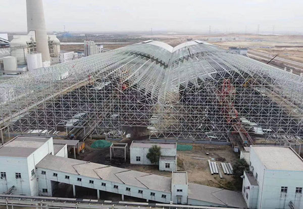 國家電廠(chǎng)封煤工程，FRP采光板項目